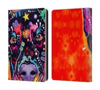 Head Case Designs Officially Licensed Dean Russo Doberman Dogs 3 Leather Wallet Case Compatible With Amazon Kindle Paperwhite 6