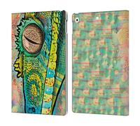 Head Case Designs Officially Licensed Dean Russo Gecko Wildlife 3 Leather Wallet Case Compatible With Apple iPad 10.2 2019/2020/2021