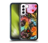 Head Case Designs Officially Licensed Dean Russo German Shepherd Dogs Ultra-Armoured Shockproof Case [Military Grade Protection] Compatible With Samsung Galaxy S21 5G