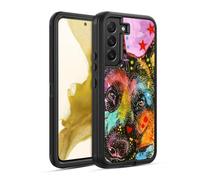 Head Case Designs Officially Licensed Dean Russo German Shepherd Dogs Ultra-Armoured Shockproof Case [Military Grade Protection] Compatible With Samsung Galaxy S22 5G