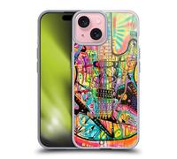 Head Case Designs Officially Licensed Dean Russo Guitar Pop Culture Gel Case [Military Grade Protection] Compatible with Apple iPhone 15 and Compatible with MagSafe