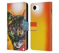 Head Case Designs Officially Licensed Dean Russo Intent Cats Leather Wallet Case Compatible With Apple iPhone 16e