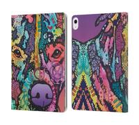 Head Case Designs Officially Licensed Dean Russo Jethro Dogs 3 Leather Wallet Case Compatible With Apple iPad Air 13 2024/2025