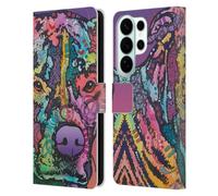 Head Case Designs Officially Licensed Dean Russo Jethro Dogs 3 Leather Wallet Case Compatible With Samsung Galaxy S26 Ultra