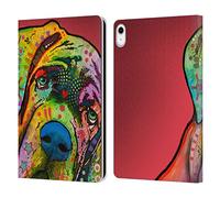 Head Case Designs Officially Licensed Dean Russo Mastiff Dogs Leather Wallet Case Compatible With Apple iPad 10.9 2022/2025