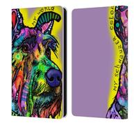 Head Case Designs Officially Licensed Dean Russo My Schnauzer Dogs 3 Leather Wallet Case Compatible With Amazon Fire 7 2022