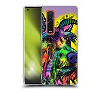 Head Case Designs Officially Licensed Dean Russo My Schnauzer Dogs 3 Soft Gel Case Compatible With Oppo Find X2 Pro 5G