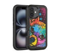 Head Case Designs Officially Licensed Dean Russo Pop Chihuahua Dogs Ultra-Armoured Shockproof Case [Military Grade Protection] Compatible With Apple iPhone 16