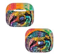 Head Case Designs Officially Licensed Dean Russo Sloth Animals Vinyl Sticker Skin Decal Cover Compatible With Apple AirPods 3 3rd Gen