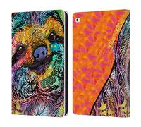 Head Case Designs Officially Licensed Dean Russo Sloth Wildlife 3 Leather Wallet Case Compatible With Apple iPad Air 2 (2014)
