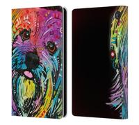 Head Case Designs Officially Licensed Dean Russo Yorkie Dogs Leather Wallet Case Compatible With Amazon Fire 7 2022