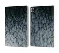 Head Case Designs Officially Licensed Dorit Fuhg Cloudy Sky Monotones Leather Wallet Case Compatible With Apple iPad Pro 12.9 2020/2021/2022