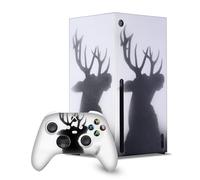 Head Case Designs Officially Licensed Dorit Fuhg Deer Art Mix Game Console Wrap and Game Controller Skin Bundle Compatible With Xbox Series X