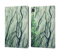 Head Case Designs Officially Licensed Dorit Fuhg Green Woods Mystic Nature Leather Wallet Case Compatible With Apple iPad Pro 12.9 2020/2021/2022