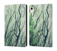 Head Case Designs Officially Licensed Dorit Fuhg Green Woods Mystic Nature Leather Wallet Case Compatible With Apple iPad mini (2021/2024)