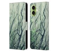Head Case Designs Officially Licensed Dorit Fuhg Green Woods Mystic Nature Leather Wallet Case Compatible With Apple iPhone 17