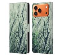 Head Case Designs Officially Licensed Dorit Fuhg Green Woods Mystic Nature Leather Wallet Case Compatible With Apple iPhone 17 Pro Max