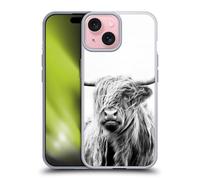 Head Case Designs Officially Licensed Dorit Fuhg Portrait of a Highland Cow Travel Stories Gel Case [Military Grade Protection] Compatible with Apple iPhone 15 and Compatible with MagSafe