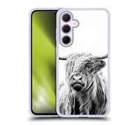 Head Case Designs Officially Licensed Dorit Fuhg Portrait of a Highland Cow Travel Stories Gel Case [Military Grade Protection] Compatible With Samsung Galaxy A35 5G