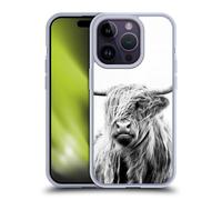 Head Case Designs Officially Licensed Dorit Fuhg Portrait of a Highland Cow Travel Stories Gel Case [Military Grade Protection] Compatible With Apple iPhone 14 Pro