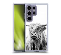Head Case Designs Officially Licensed Dorit Fuhg Portrait of a Highland Cow Travel Stories Gel Case [Military Grade Protection] Compatible With Samsung Galaxy S25 Ultra