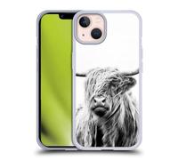 Head Case Designs Officially Licensed Dorit Fuhg Portrait of a Highland Cow Travel Stories Gel Case [Military Grade Protection] Compatible with Apple iPhone 13 and Compatible with MagSafe
