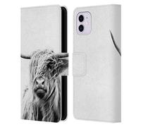 Head Case Designs Officially Licensed Dorit Fuhg Portrait of a Highland Cow Travel Stories Leather Wallet Case Compatible With Apple iPhone 11