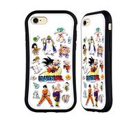 Head Case Designs Officially Licensed Dragon Ball Characters Collage Iconic Hybrid Case Compatible With Apple iPhone 7/8 / SE 2020 & 2022