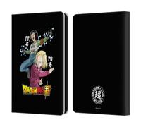 Head Case Designs Officially Licensed Dragon Ball Super Android 17 & 18 Universe Survival Characters Leather Wallet Case Compatible With Amazon Kindle 11th Gen (2024)