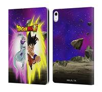 Head Case Designs Officially Licensed Dragon Ball Super Frieza And Goku Universe Survival Arc Leather Wallet Case Compatible With Apple iPad 10.9 2022/2025