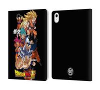 Head Case Designs Officially Licensed Dragon Ball Super Goku Universe Survival Characters Leather Wallet Case Compatible With Apple iPad Air 11 2020/2022/2024/2025