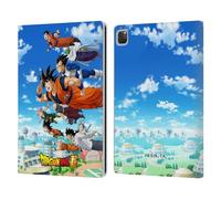 Head Case Designs Officially Licensed Dragon Ball Super Group Universe Survival Arc Leather Wallet Case Compatible With Apple iPad Pro 13 M4 2024