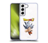 Head Case Designs Officially Licensed Dragon Ball Super Ultra Instinct Goku Characters Gel Case [Military Grade Protection] Compatible with Samsung Galaxy S22 5G and Compatible with MagSafe
