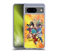 Head Case Designs Officially Licensed Dragon Ball Super Universe 7 Group Universe Survival Arc Gel Case [Military Grade Protection] Compatible With Google Pixel 8