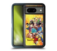 Head Case Designs Officially Licensed Dragon Ball Super Universe 7 Group Universe Survival Arc Ultra-Armoured Shockproof Case [Military Grade Protection] Compatible With Google Pixel 8