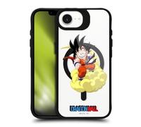 Head Case Designs Officially Licensed Dragon Ball Young Goku Iconic Graphics Black Shockproof Bumper Case [Military Grade Protection] Compatible with Apple iPhone 16e and Compatible with MagSafe