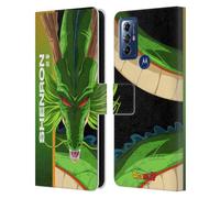 Head Case Designs Officially Licensed Dragon Ball Z Shenron Saiyan Arc Characters Leather Wallet Case Compatible With Motorola Moto G Play (2023)