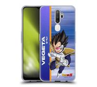 Head Case Designs Officially Licensed Dragon Ball Z Vegeta Saiyan Arc Characters Gel Case [Military Grade Protection] Compatible With Oppo A5 (2020)