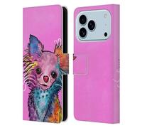 Head Case Designs Officially Licensed Duirwaigh Chihuahua Dog Animals Leather Wallet Case Compatible With Apple iPhone 17 Pro