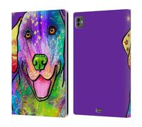 Head Case Designs Officially Licensed Duirwaigh Golden Retriever Dog Animals Leather Wallet Case Compatible With Apple iPad Pro 11 M4/M5 2024/2025