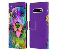 Head Case Designs Officially Licensed Duirwaigh Golden Retriever Dog Animals Leather Wallet Case Compatible With Samsung Galaxy S10+ / S10 Plus