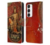 Head Case Designs Officially Licensed Duirwaigh Quan Yin God Leather Wallet Case Compatible With Samsung Galaxy S23 5G