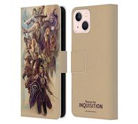 Head Case Designs Officially Licensed EA Bioware Dragon Age Companions And Advisors Inquisition Graphics Leather Wallet Case Compatible With Apple iPhone 13