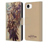 Head Case Designs Officially Licensed EA Bioware Dragon Age Companions And Advisors Inquisition Graphics Leather Wallet Case Compatible With Apple iPhone 16e