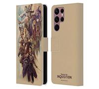 Head Case Designs Officially Licensed EA Bioware Dragon Age Companions And Advisors Inquisition Graphics Leather Wallet Case Compatible With Samsung Galaxy S22 Ultra 5G