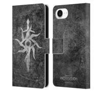 Head Case Designs Officially Licensed EA Bioware Dragon Age Distressed Symbol Inquisition Graphics Leather Wallet Case Compatible With Apple iPhone 16e