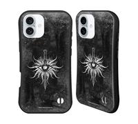 Head Case Designs Officially Licensed EA Bioware Dragon Age Inquisition Distressed Heraldry Hybrid Case Compatible With Apple iPhone 16 Plus