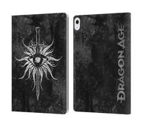 Head Case Designs Officially Licensed EA Bioware Dragon Age Inquisition Distressed Heraldry Leather Wallet Case Compatible With Apple iPad Air 13 2024/2025