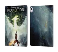 Head Case Designs Officially Licensed EA Bioware Dragon Age Key Art 2014 Inquisition Graphics Leather Wallet Case Compatible With Apple iPad Air 13 2024/2025