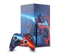 Head Case Designs Officially Licensed EA Bioware Mass Effect Key Art Legendary Graphics Game Console Wrap and Game Controller Skin Bundle Compatible With Xbox Series X